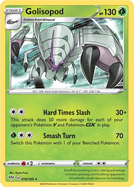 Golisopod 018/189 - Darkness Ablaze