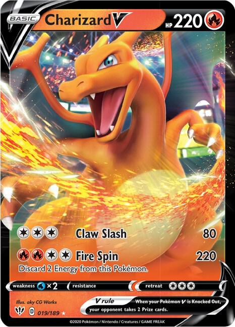 Charizard V 019/189 - Darkness Ablaze