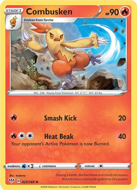 Combusken 023/189 - Darkness Ablaze