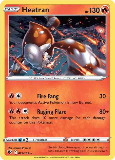 Heatran 025/189 - Darkness Ablaze
