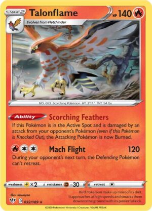 Talonflame 032/189 - Darkness Ablaze