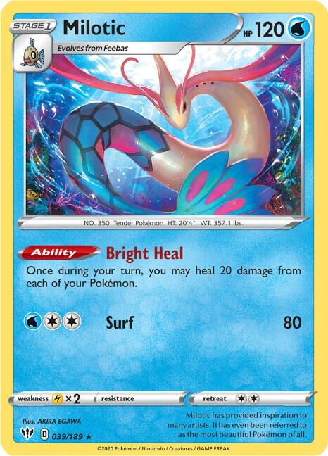 Milotic 039/189 - Darkness Ablaze