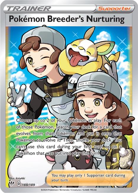Pokémon Breeder's Nurturing 188/189 - Darkness Ablaze