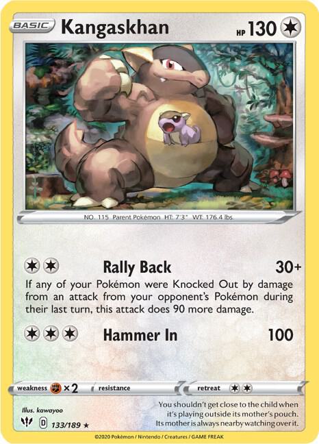 Kangaskhan 133/189 - Darkness Ablaze