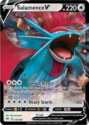 Salamence V 143/189 - Darkness Ablaze
