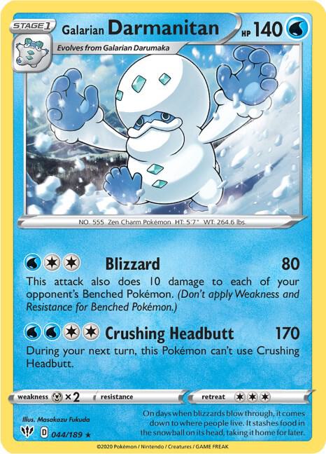 Galarian Darmanitan 044/189 - Darkness Ablaze