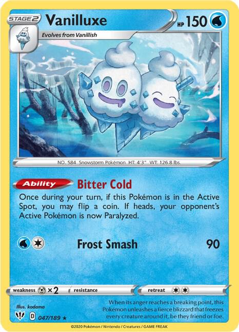 Vanilluxe 047/189 - Darkness Ablaze