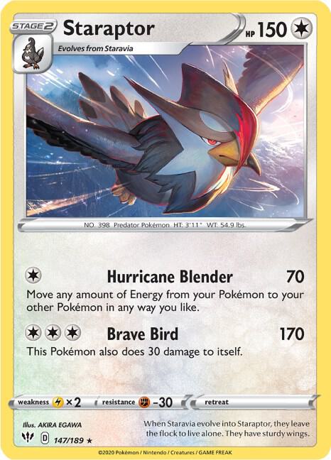 Staraptor FB LV.X 147/189 - Supreme Victors