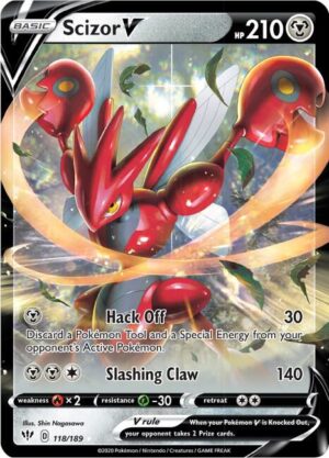 Scizor V 118/189 - Darkness Ablaze