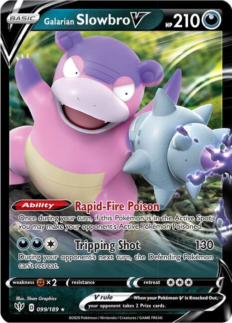 Galarian Slowbro V 099/189 - Darkness Ablaze
