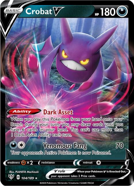 Crobat V 104/189 - Darkness Ablaze