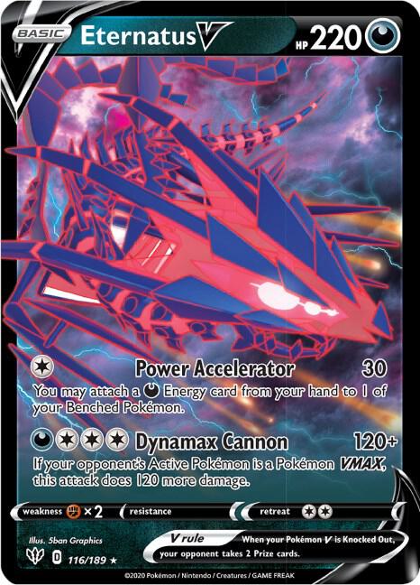 Eternatus V 116/189 - Darkness Ablaze