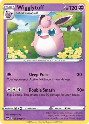 Wigglytuff 068/189 - Darkness Ablaze