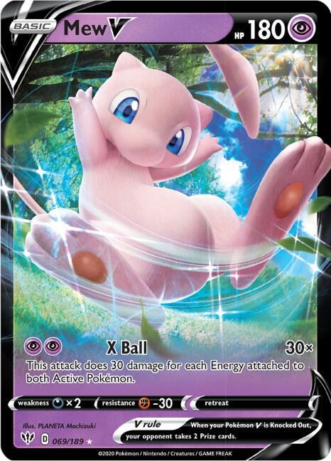 Mew V 069/189 - Darkness Ablaze