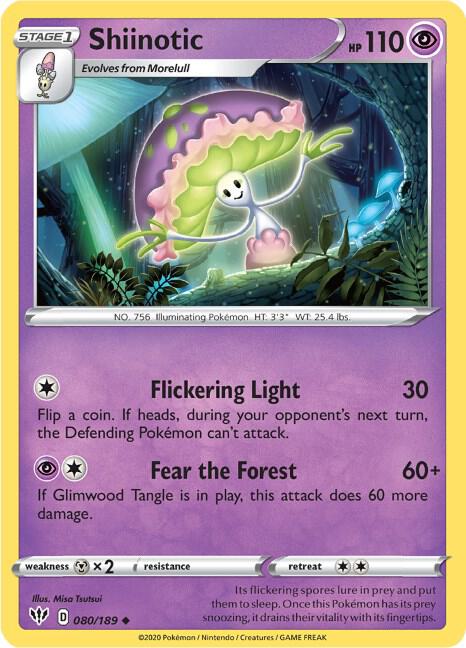 Shiinotic 080/189 - Darkness Ablaze