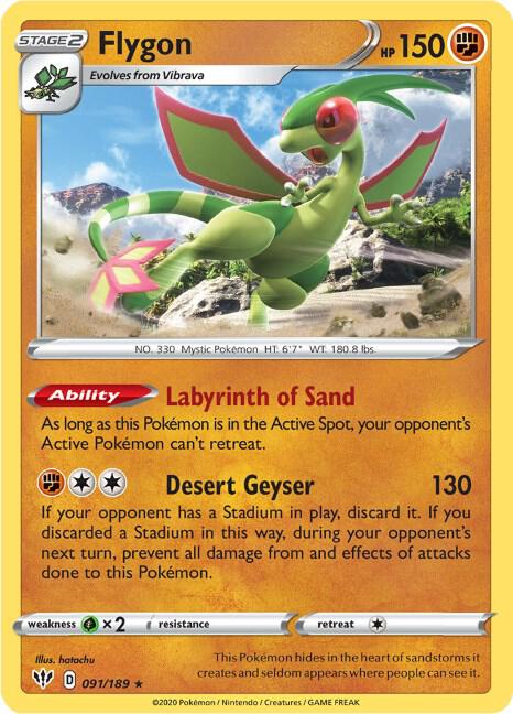 Flygon 091/189 - Darkness Ablaze