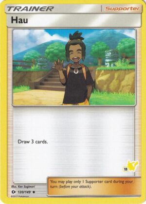 Karta Pokemon Hau 120/149 (#13 Pikachu Stamped) - Battle Academy