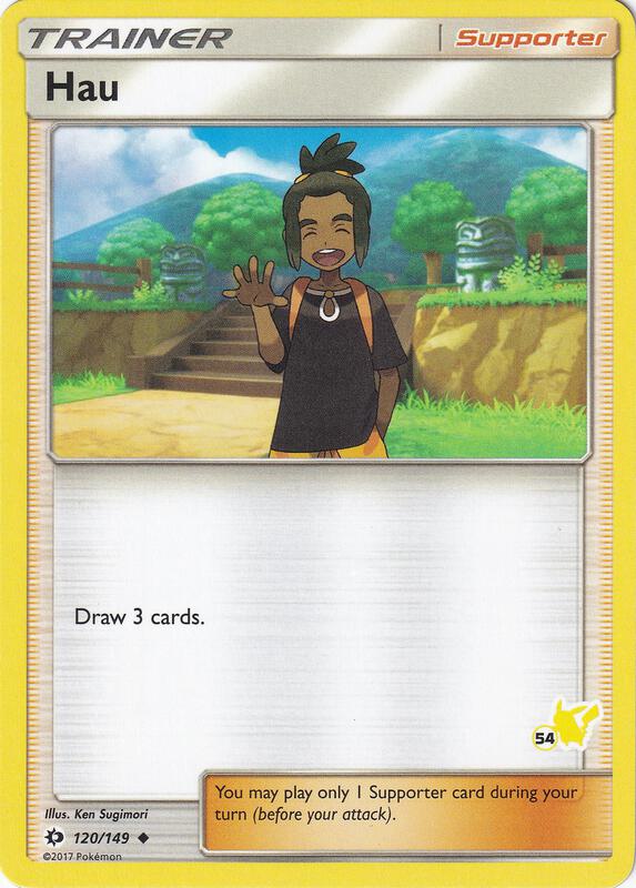 Karta Pokemon Hau 120/149 (#54 Pikachu Stamped) - Battle Academy