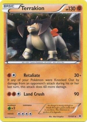 Terrakion 73/101 (Cosmos Holo) - Blister Exclusives