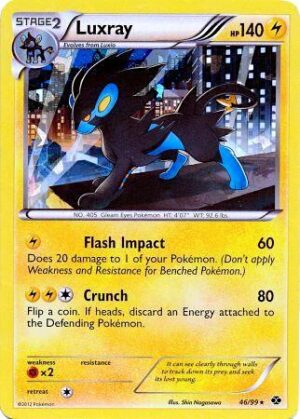 Luxray 46/99 (Cracked Ice Holo) - Blister Exclusives