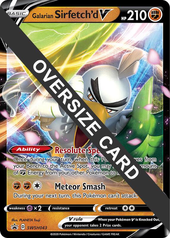Karta Pokemon Galarian Sirfetch'd V - SWSH043 - Jumbo Cards SWSH043