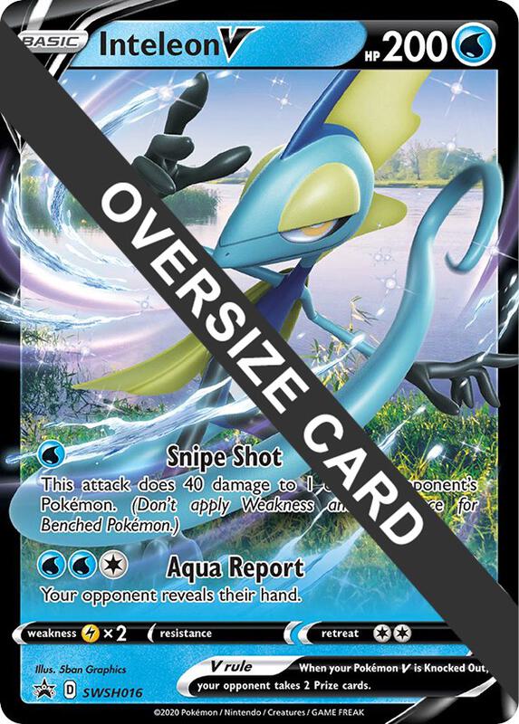 Karta Pokemon Inteleon V - SWSH016 - Jumbo Cards SWSH016