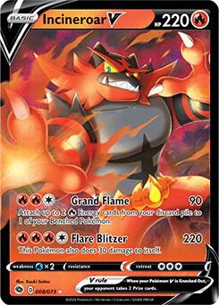 Incineroar V 08/73 - Champion's Path