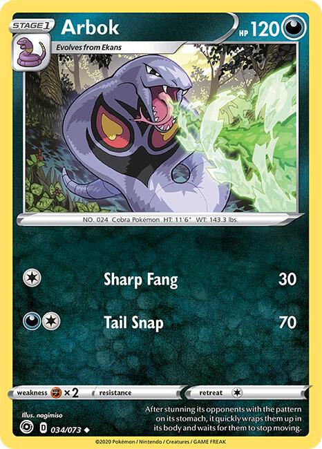 Arbok 34/73 - Champion's Path