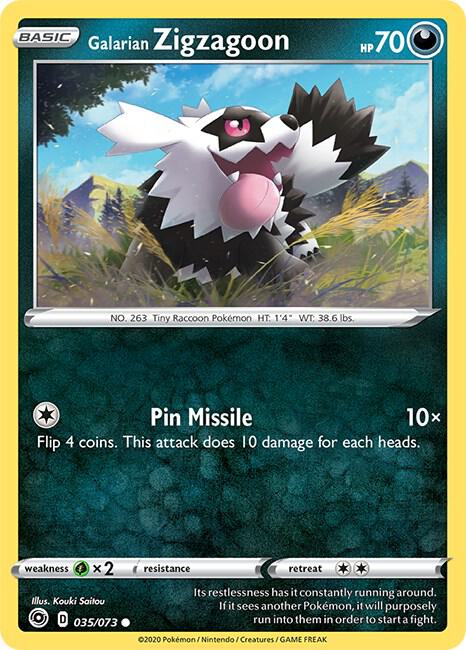 Galarian Zigzagoon 35/73 - Champion's Path