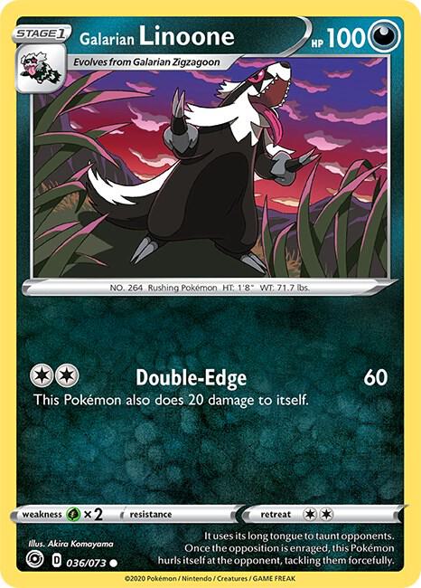 Galarian Linoone 36/73 - Champion's Path