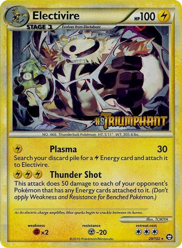 Karta Pokemon Electivire 20/102 (Prerelease) - HGSS Promos