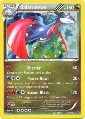Salamence 57/108 (Cosmos Holo) - Blister Exclusives