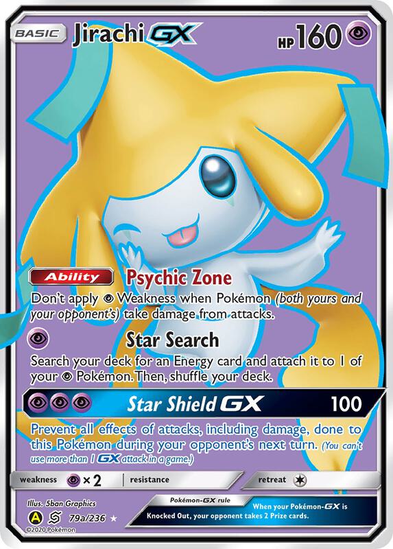 Karta Pokemon Jirachi GX - 79a/236 - Alternate Art Promos 79a/236