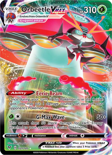 Orbeetle VMAX 021/185 - Vivid Voltage