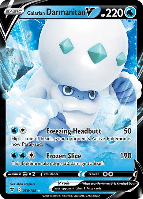 Galarian Darmanitan V 036/185 - Vivid Voltage