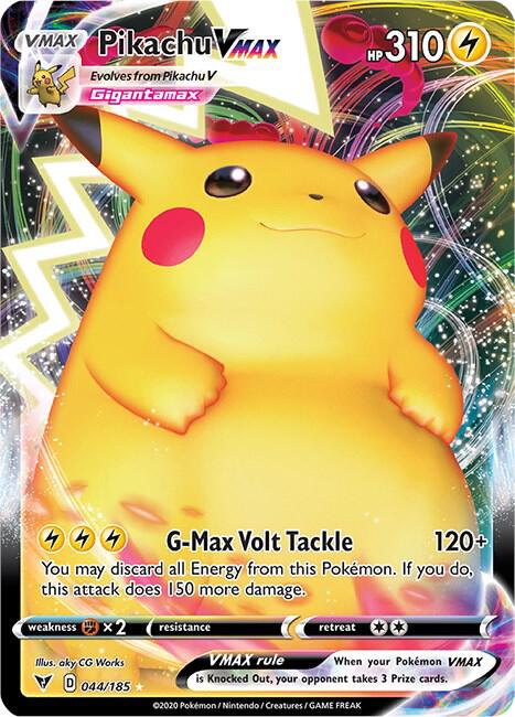 Pikachu VMAX 044/185 - Vivid Voltage