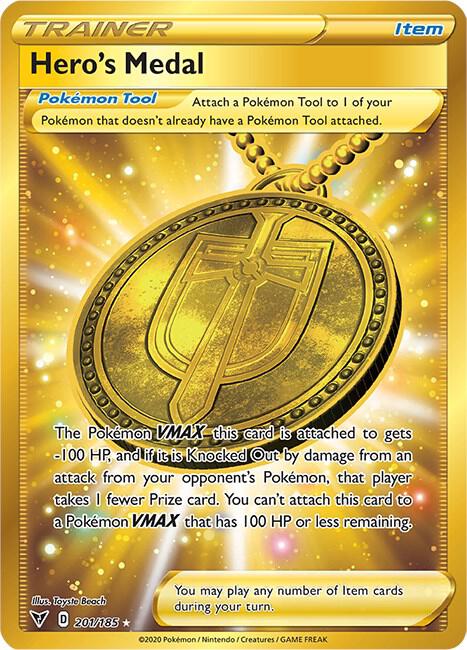 Hero's Medal 201/185 - Vivid Voltage