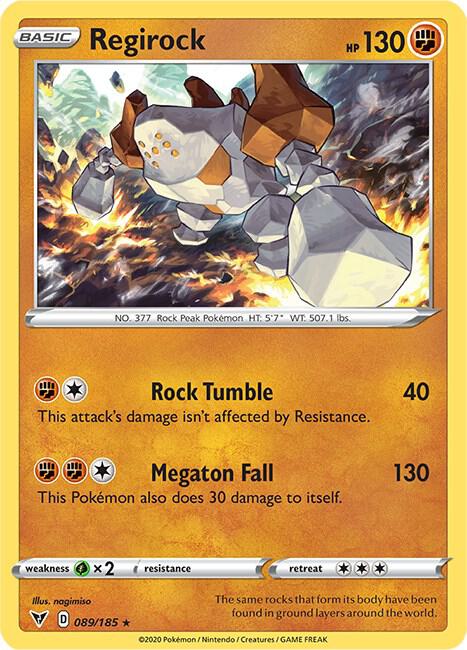 Regirock 089/185 - Vivid Voltage