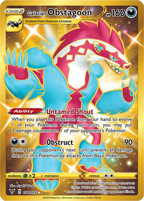 Galarian Obstagoon 198/185 - Vivid Voltage