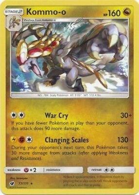 Karta Pokemon Kommo-o 77/111 (Cracked Ice Holo) - Deck Exclusives