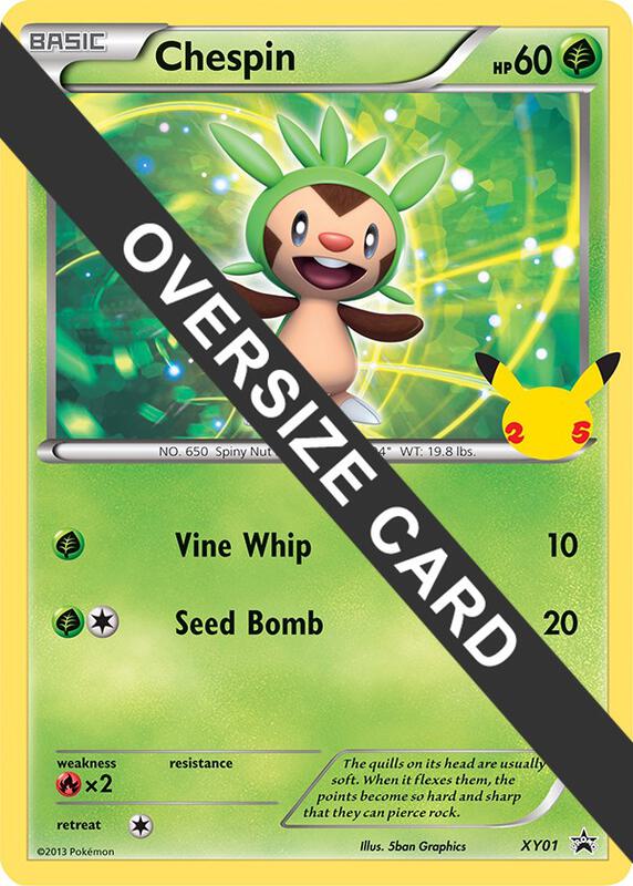 Chespin XY01 - XY Black Star Promos