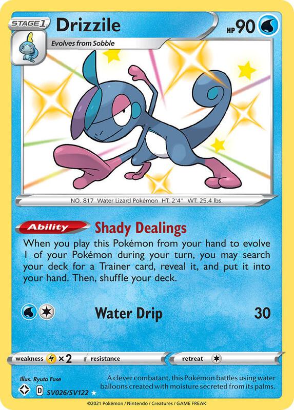 Karta Pokemon Drizzile - Shining Fates: Shiny Vault SV026/SV122