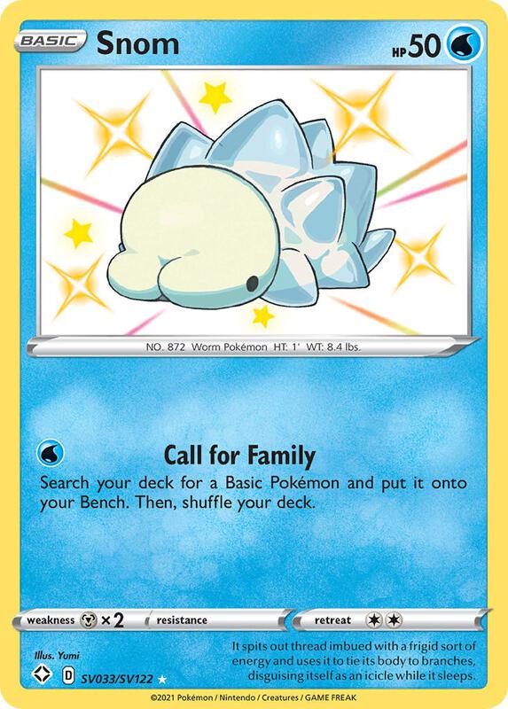 Karta Pokemon Snom - Shining Fates: Shiny Vault SV033/SV122
