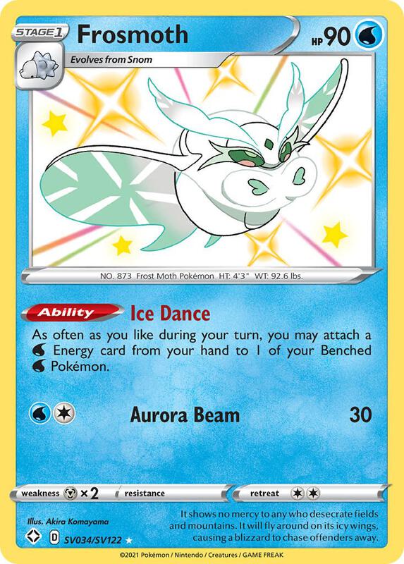 Karta Pokemon Frosmoth - Shining Fates: Shiny Vault SV034/SV122