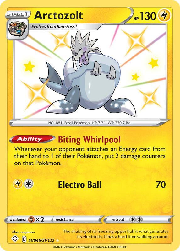 Karta Pokemon Arctozolt - Shining Fates: Shiny Vault SV046/SV122