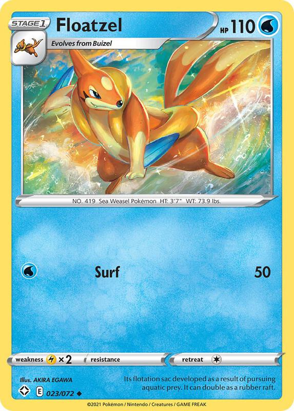 Floatzel 023/072 - Shining Fates