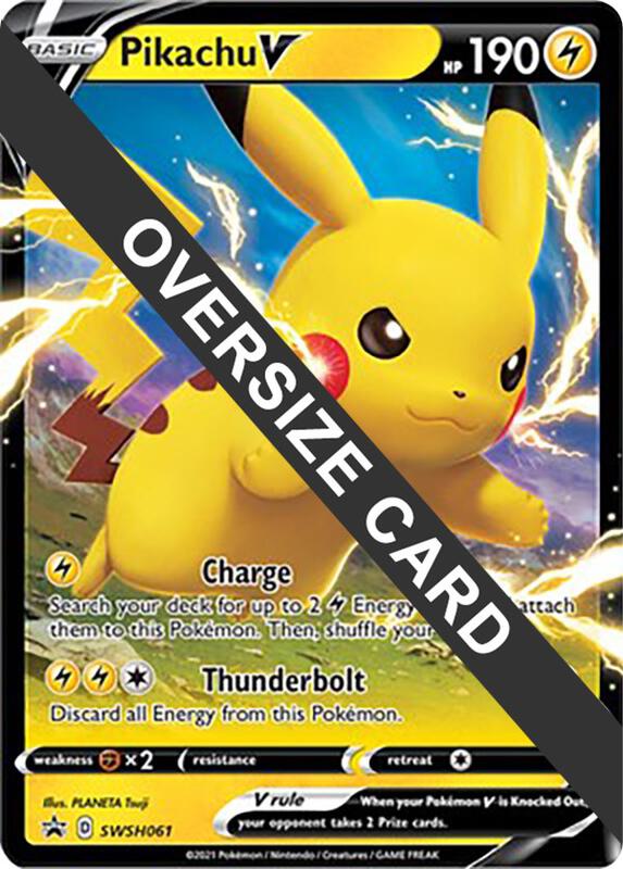 Karta Pokemon Pikachu V - SWSH061 - Jumbo Cards SWSH061