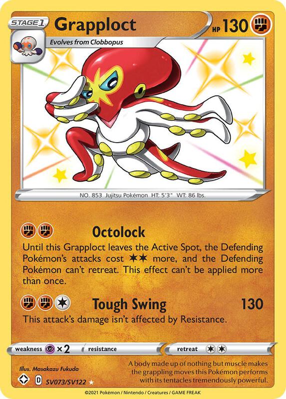 Karta Pokemon Grapploct - Shining Fates: Shiny Vault SV073/SV122