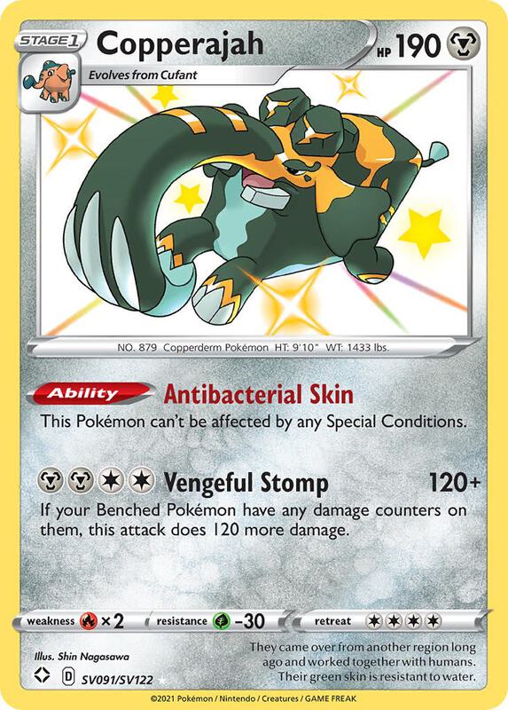 Karta Pokemon Copperajah - Shining Fates: Shiny Vault SV091/SV122