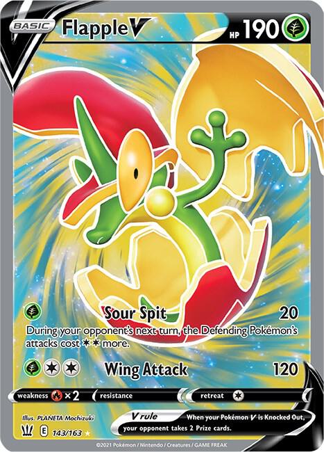 Flapple V 143/163 - Battle Styles